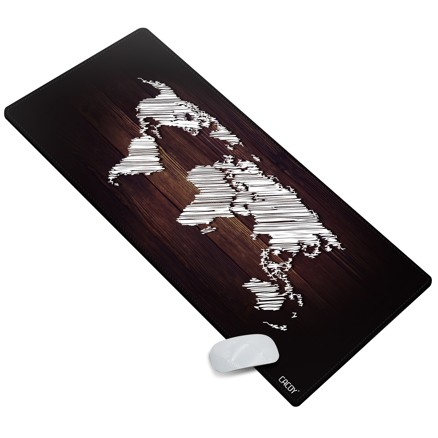 100x50cm World Map Extended Gaming Mouse Pad